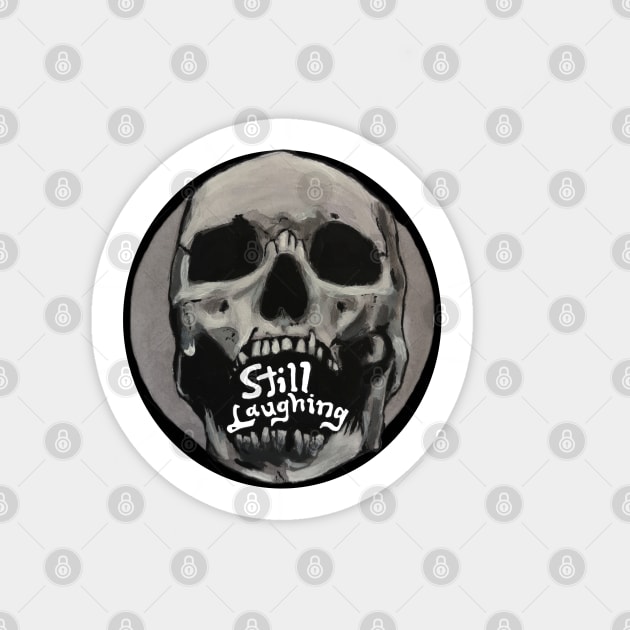 Skull Still Laughing Sticker by rob-cure